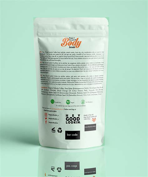 ORANGE & AVOCADO BODY SCRUB on Behance