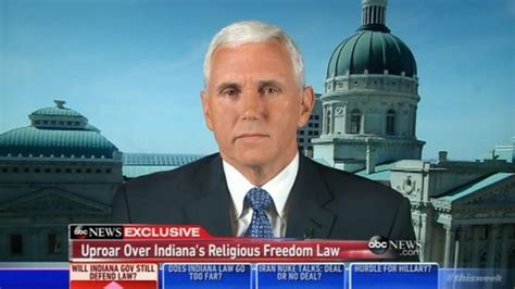 Indiana Governor Mike Pence defends religion freedom law - BBC News