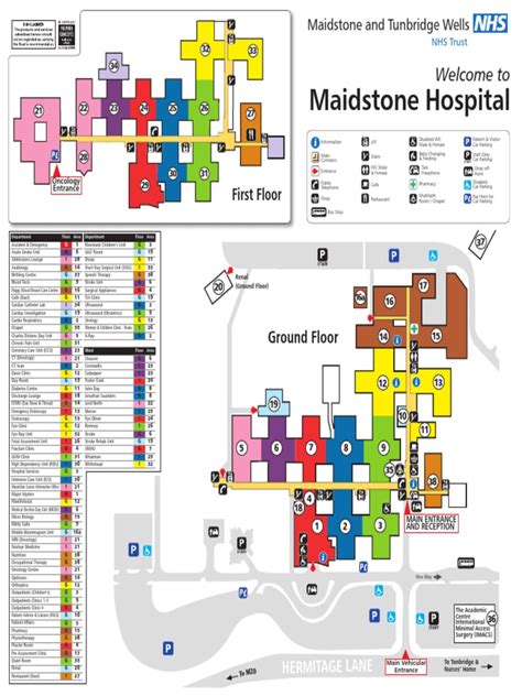 Maidstone Hospital Internal Map | PDF | Patient | Hospital