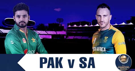 ICC Champions Trophy 2017: Pakistan vs South Africa Live Streaming ...