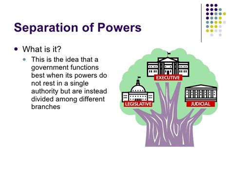 Separation Of Powers And Checks And Balances