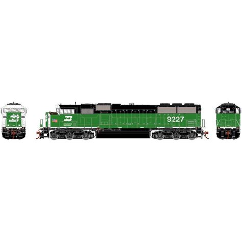 HO SD60M Tri-Clops Locomotive with DCC & Sound, BN #9227 Model Train | Athearn