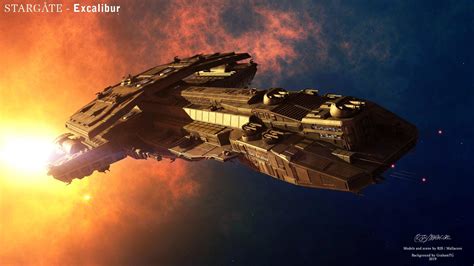 A fan made stargate ship, I think it’s from deviant art : r/Stargate