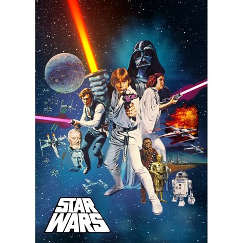 Poster Star Wars 40 Aniversario (60 x 90 cm)