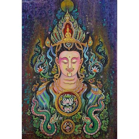 Original Bodhisattva Painting For Sale | Royal Thai Art