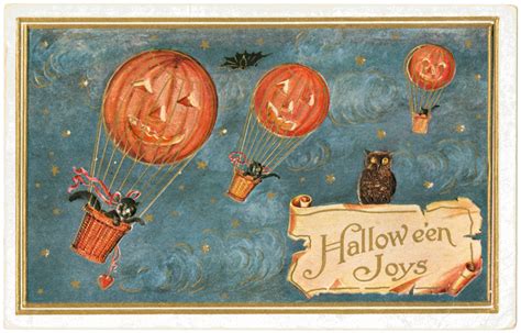 Halloween postcard