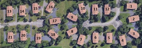 Aerial map with numbers - Atlas Restoration & Construction