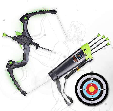 SainSmart Jr. Kids Bow and Arrows, Light Up Archery Set for Kids ...