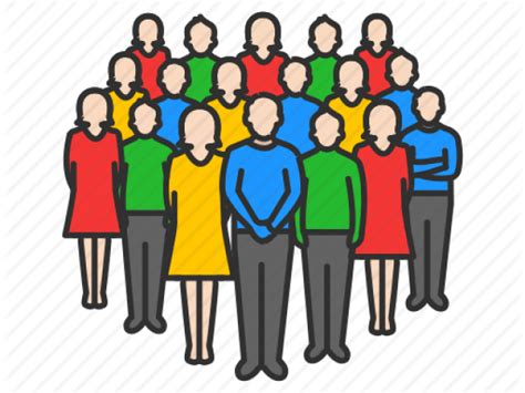 Crowd Clipart Person Icon Group Of People Png Transparent Png | Images ...