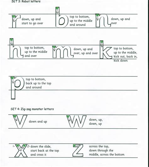 8 Alphabet Letter Formation Worksheets | Letter formation, Letter ...