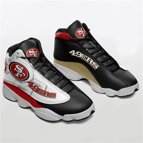 San Francisco 49ers Air Jd13 Sneaker - Jordan 13 Shoes - RobinPlaceFabrics