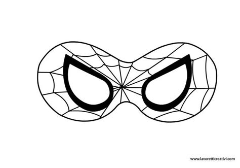 spider man diy mask - Clip Art Library