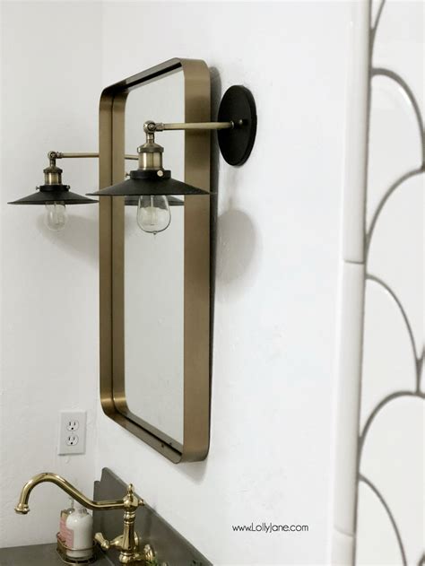 13 Gold Bathroom Mirror Ideas For Your New Bathroom Remodel