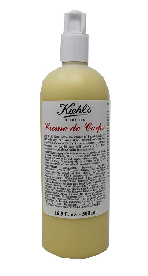 Kiehl's Creme de Corps Body Moisturizer 16.9 Ounce - Walmart.com