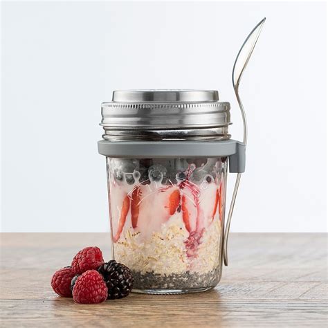 Breakfast Jar with Easy Measure Lid | Overnight Oats | UncommonGoods