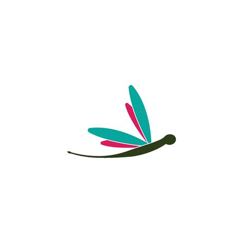 dragonfly logo icon vector template 25558716 Vector Art at Vecteezy