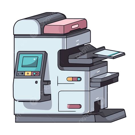 Copier Clipart Cartoon Office Printer Icon Illustration Vector, Cartoon Clipart, Office Clipart ...