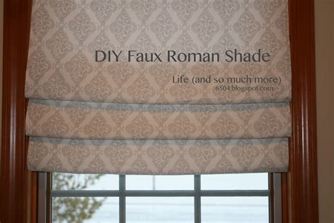 DIY Faux Roman Shade ~ 6504-blogspot