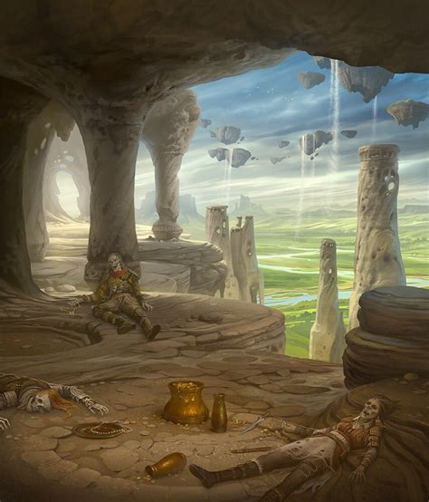 Ancient Tomb (Expeditions) MtG Art from Battle for Zendikar Set by Howard Lyon - Art of Magic ...