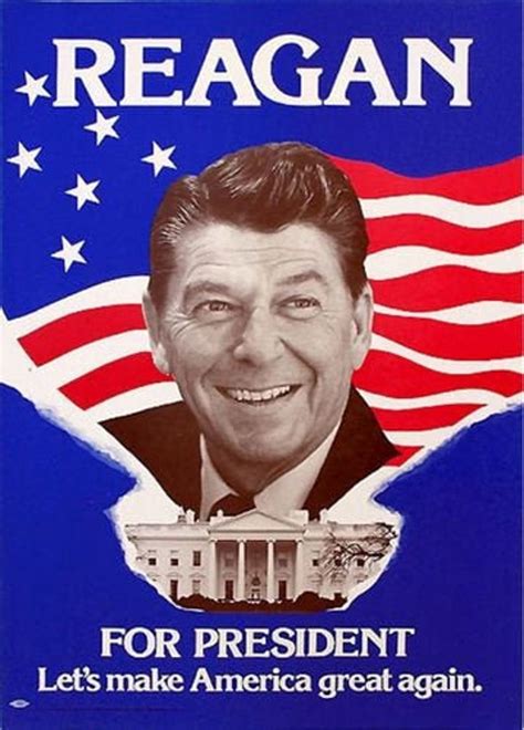 Vintage Ronald Reagan US Presidential Election Poster A3 Print - Etsy