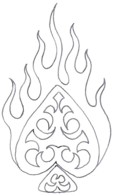 Fire Flames Drawing at GetDrawings | Free download