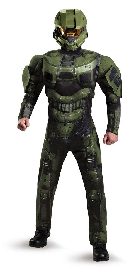 Halo Master Chief Men Deluxe Halloween Costume | $74.99 | The Costume Land