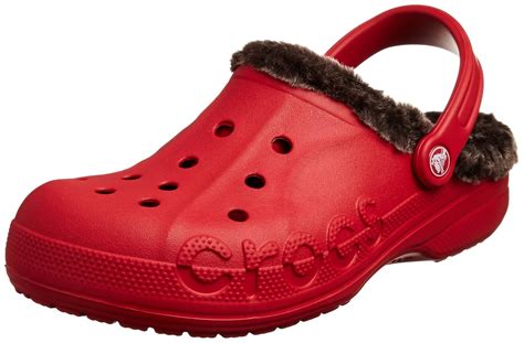 Buy crocs Baya Heathered Lined Men Clog in Red at Amazon.in