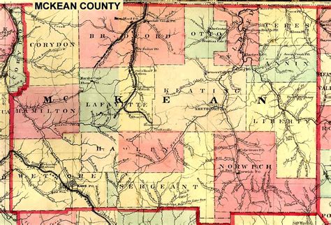 McKean County, Pennsylvania: Maps and Gazetteers