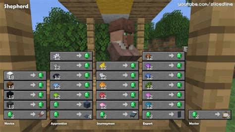 How To Trade And Exchanges With The Villagers In Minecraft