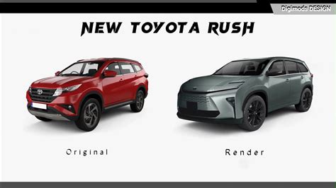 All-New 2024 Toyota Rush Looks Like It's Got a Digital Sugar Crush on a Prius - autoevolution