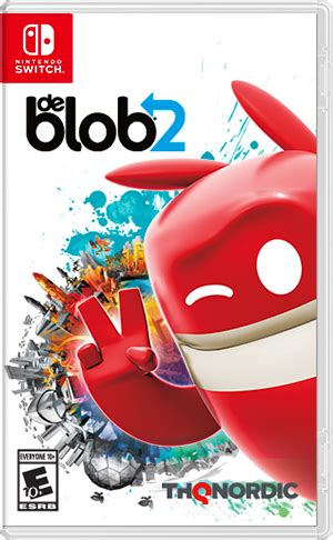 de Blob 2 Box Art | Nintendo switch, Game store, Game guide