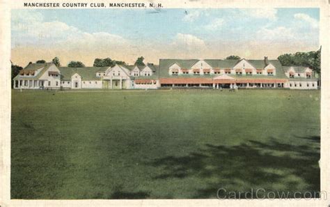 Manchester Country Club New Hampshire Postcard