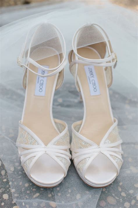 Timeless White Jimmy Choo Wedding Shoes