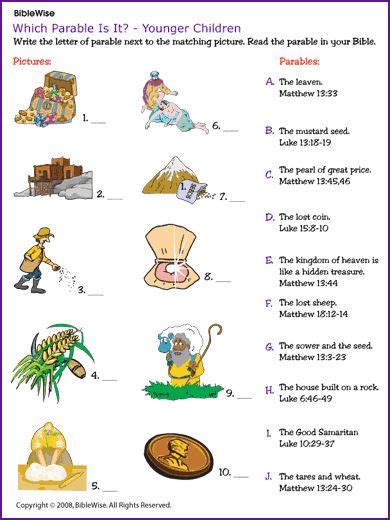 29 best BIBLE: JESUS PARABLES images on Pinterest | Bible coloring ...