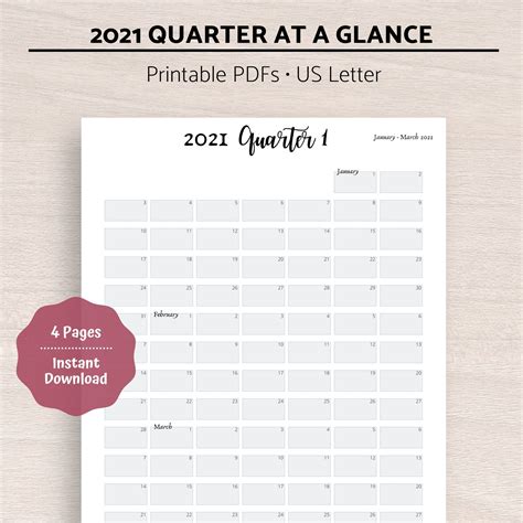 What Are The Monthly Quarters For 2021 | Month Calendar Printable