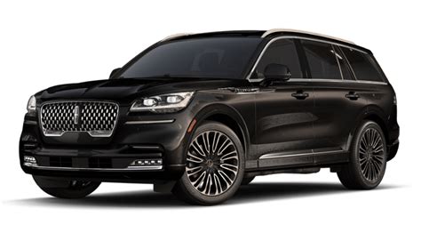 The 2023 Lincoln Aviator® Black Label model is shown in the chroma ...