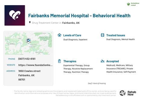 Fairbanks Memorial Hospital - Behavioral Health • Rehab in AK