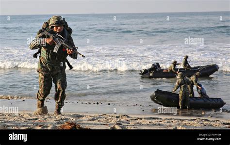 Marines with Zodiac Battalion, Mexican Naval Infantry Forces storm the ...