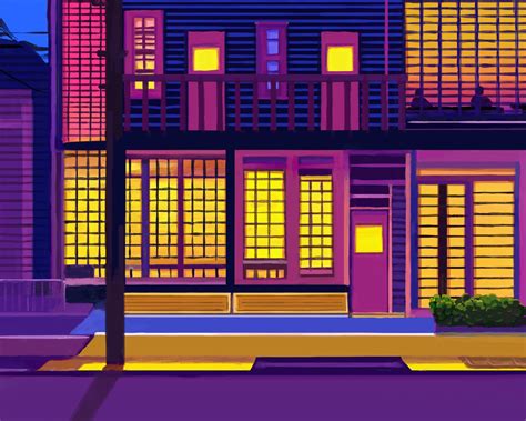 ArtStation - City Apartments At Night