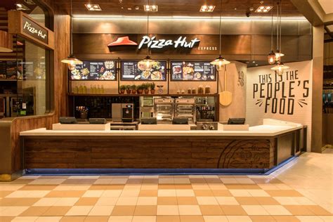 Download Pizza Hut Branch Modern Interior Wallpaper | Wallpapers.com