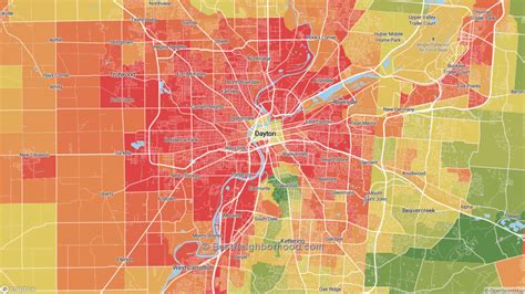 The Best Neighborhoods In Dayton OH By Home Value Bestneighborhood | Maps Of Ohio