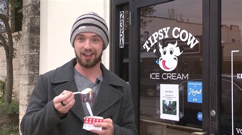 Tipsy Cow Ice Cream Opens in San Marcos - YouTube