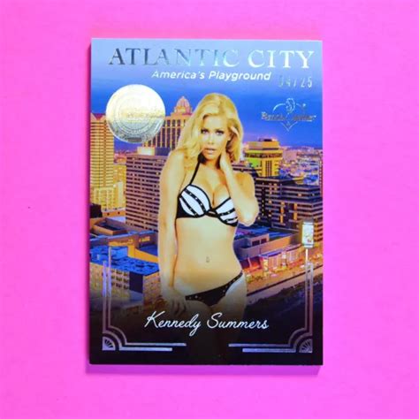 #50 KENNEDY SUMMERS 2022 Benchwarmers Atlantic City National premium Silver #/25 $9.99 - PicClick