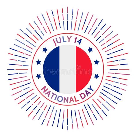 France national day badge. stock vector. Illustration of patriotic ...