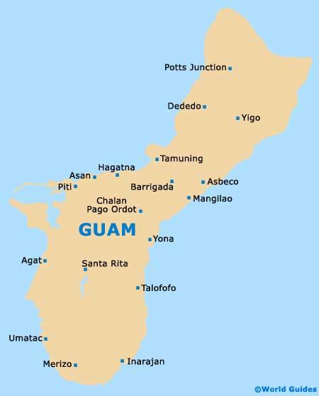 Map of Guam Antonio B. Won Pat Airport (GUM): Orientation and Maps for GUM Guam Airport