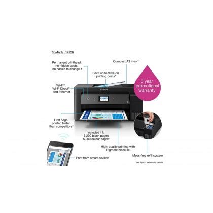 Epson EcoTank L14150 A3+ Wi-Fi Duplex Wide-Format All-in-One Ink Tank ...