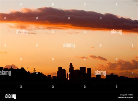 Los Angeles Skyline Stock Photo - Alamy