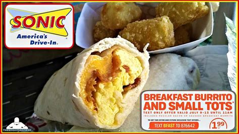 Sonic Sausage Breakfast Burrito Nutrition | Besto Blog