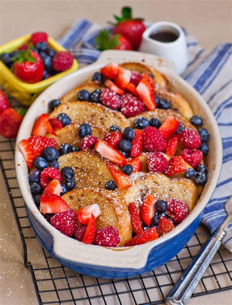 Baked Berry French Toast Recipe (video) - Tatyanas Everyday Food