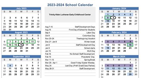 Early Childhood Center | Trinity Klein Lutheran School